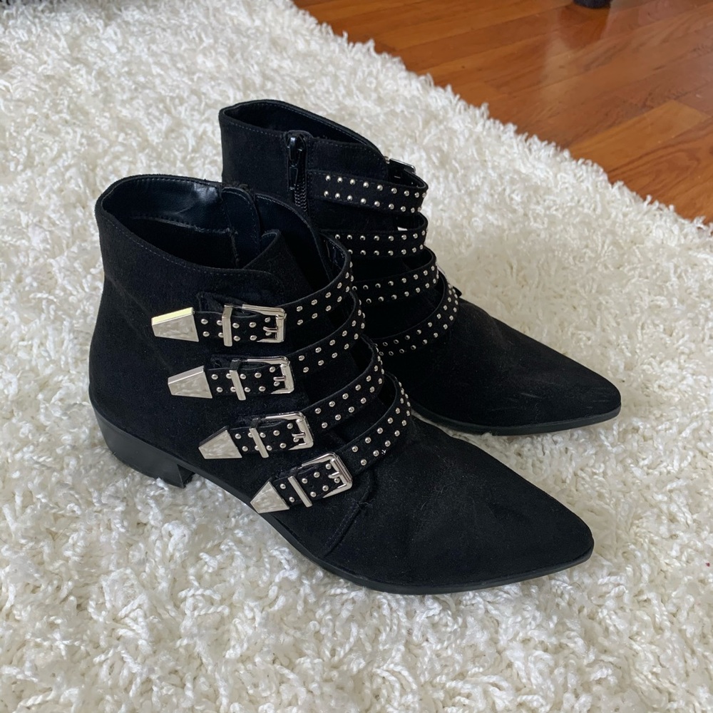 EXPRESS studded ankle boots